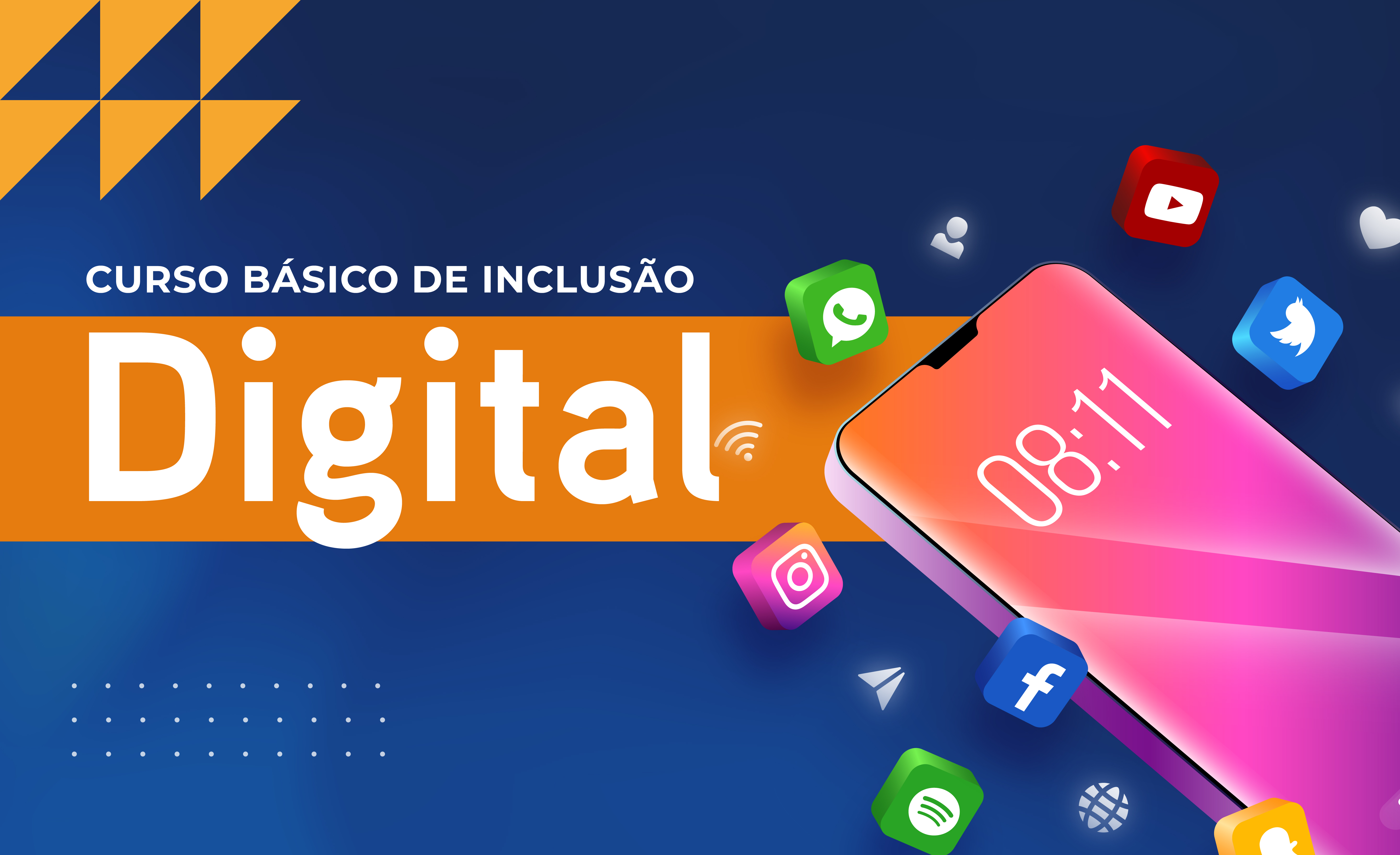 Capa — Curso Básico de Inclusão Digital